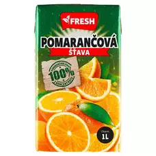 Džús Pomaranč 100% 1l Fresh