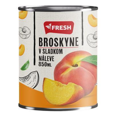 Broskyne 850ml Fresh