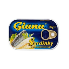 Sardinky v oleji 125g Giana