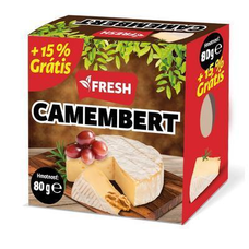 Camembert 80g + 15% GRÁTIS 