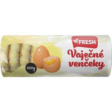 Venčeky vaječné 100 g Fresh
